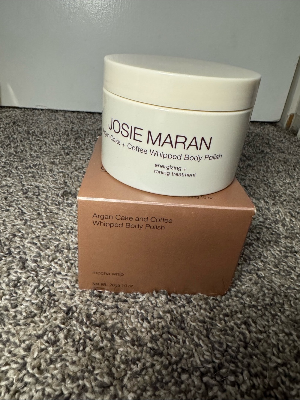 Josie Maran Argan Cake + Coffee Whipped Body Polish - Mocha Whip